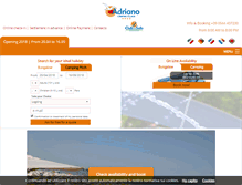 Tablet Screenshot of campingadriano.it